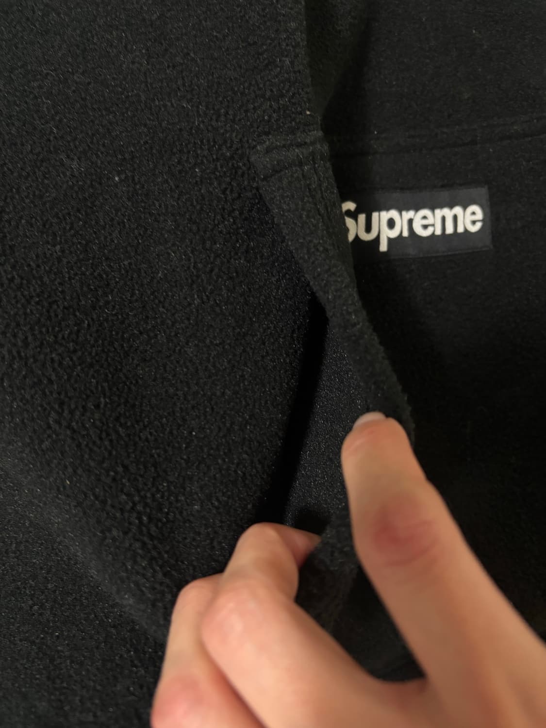 슈프림 폴라텍 후리스 플리스 블랙 라지 (정품) 상품이미지3
