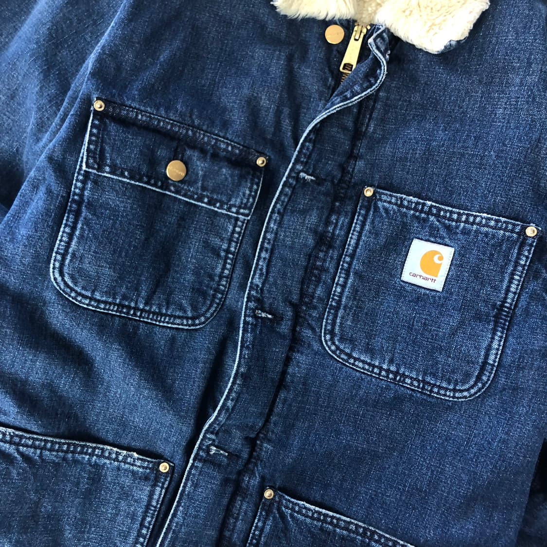 칼하트 데님 쉐르파 자켓 상품이미지5