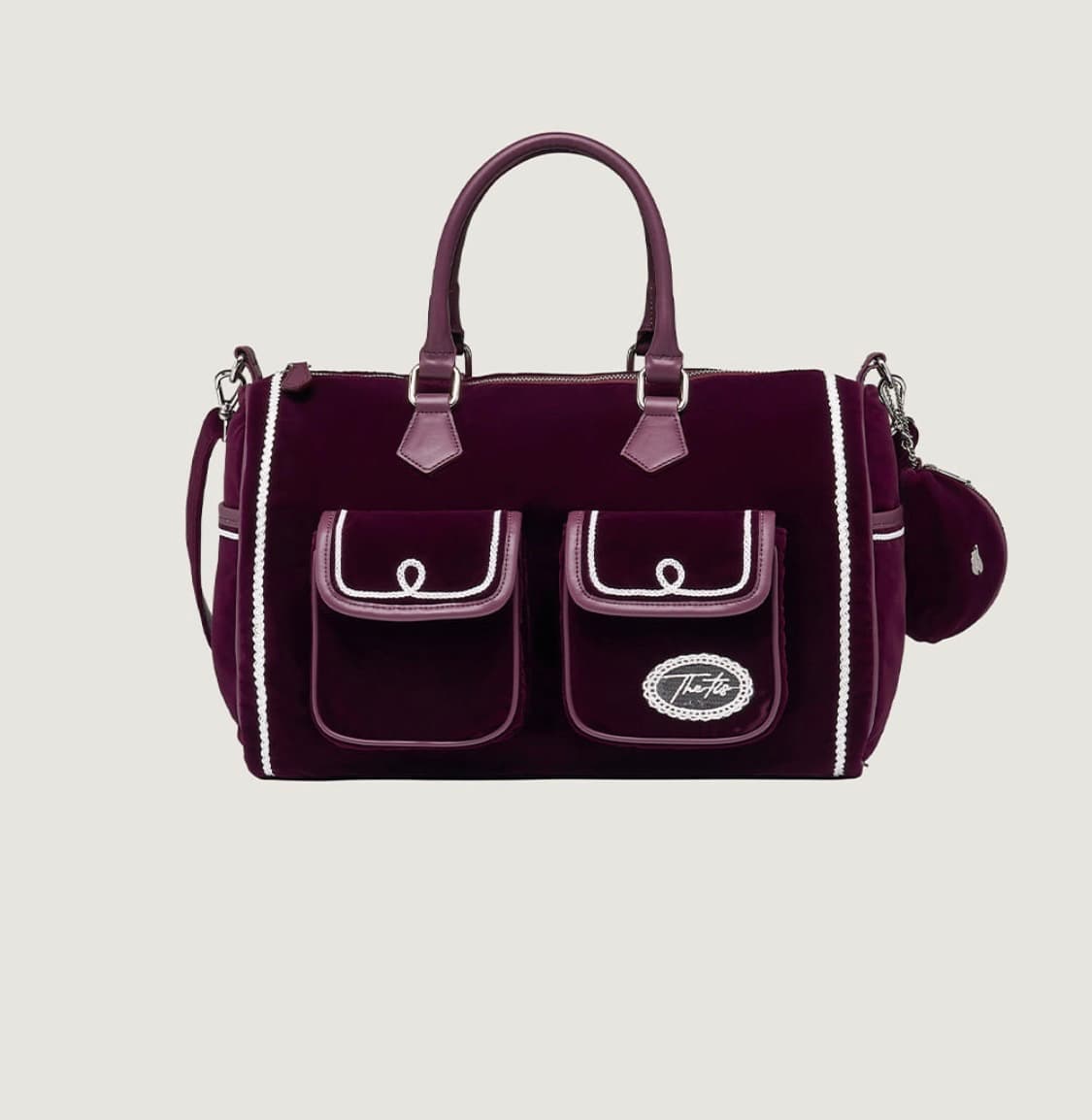 더티스 벨벳 스콘백 SCONE VELVET LACE BOSTON BAG 상품이미지1