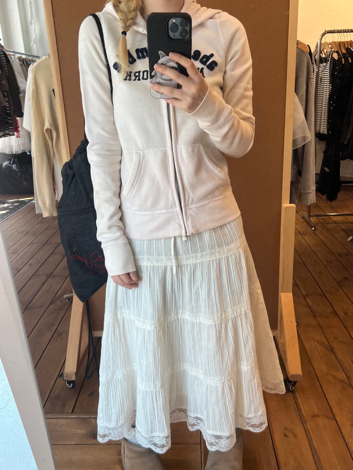 아베크롬비 키즈 크림 후드집업  상품이미지4