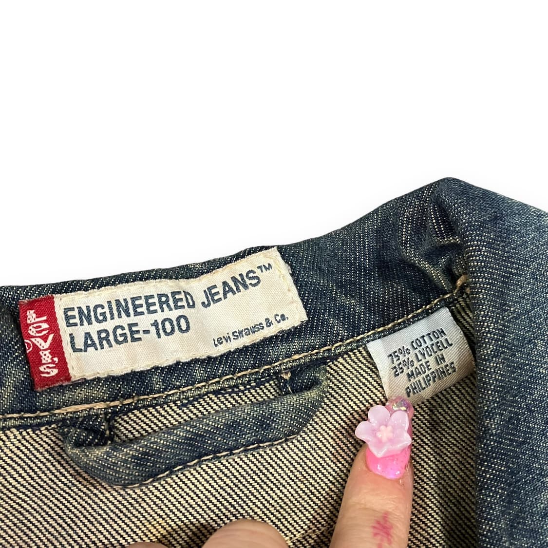 리바이스 엔지니어드 데님 벨크로 롱자켓 상품이미지8