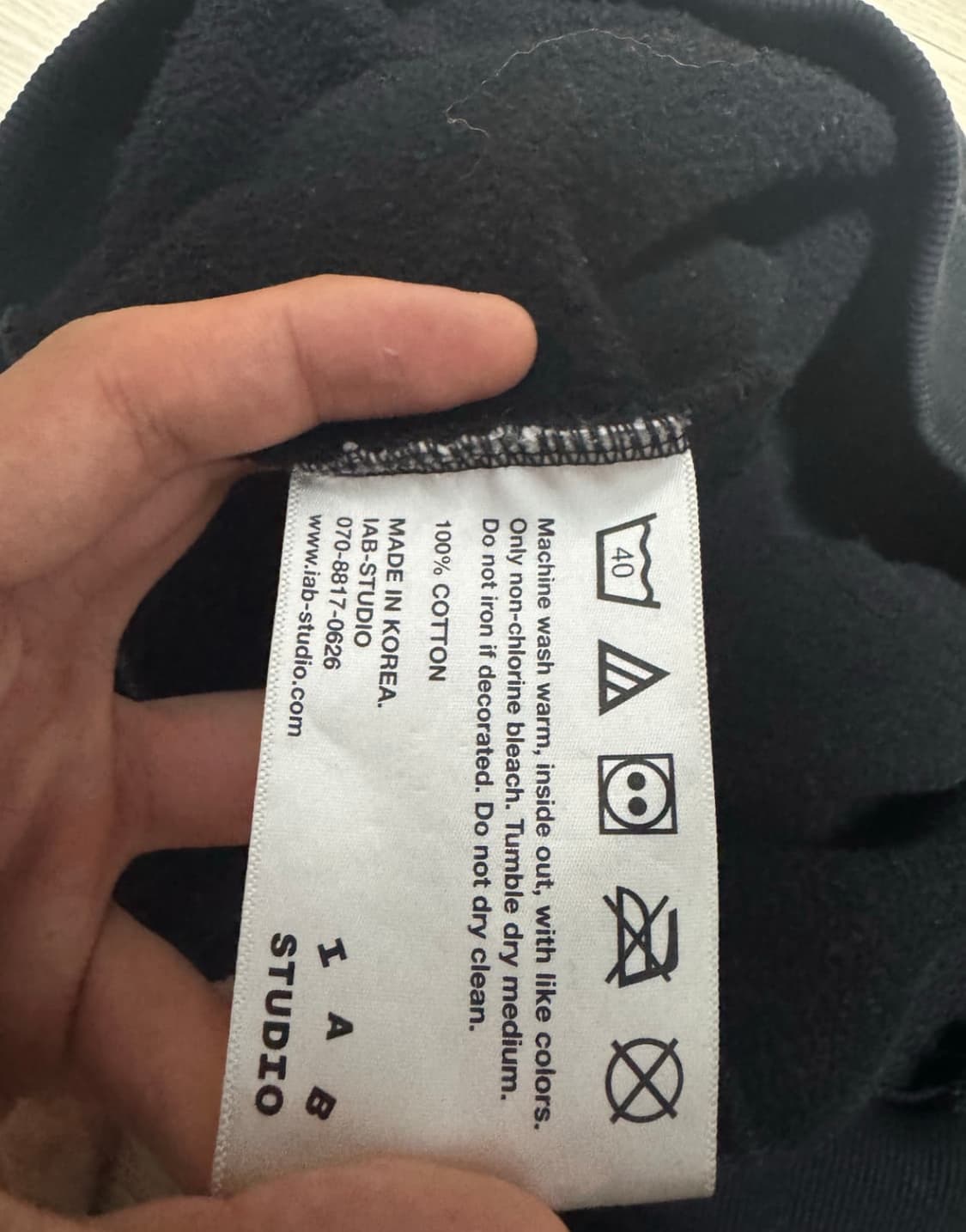 아이앱 스튜디오 후드 블랙 xl 상품이미지5