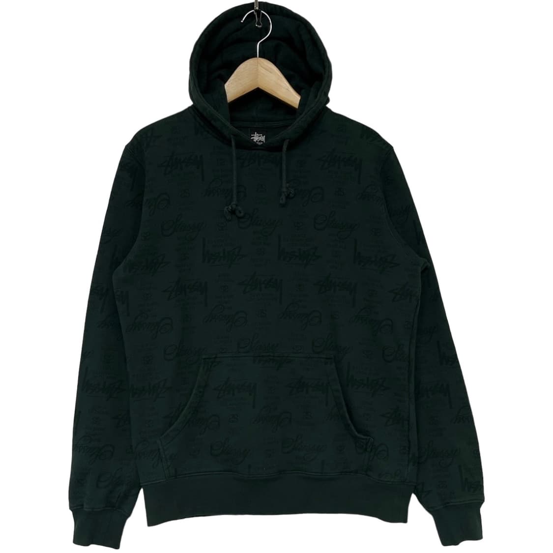 스투시 Stussy 월드투어 모노그램 후드티 다크그린 상품이미지2