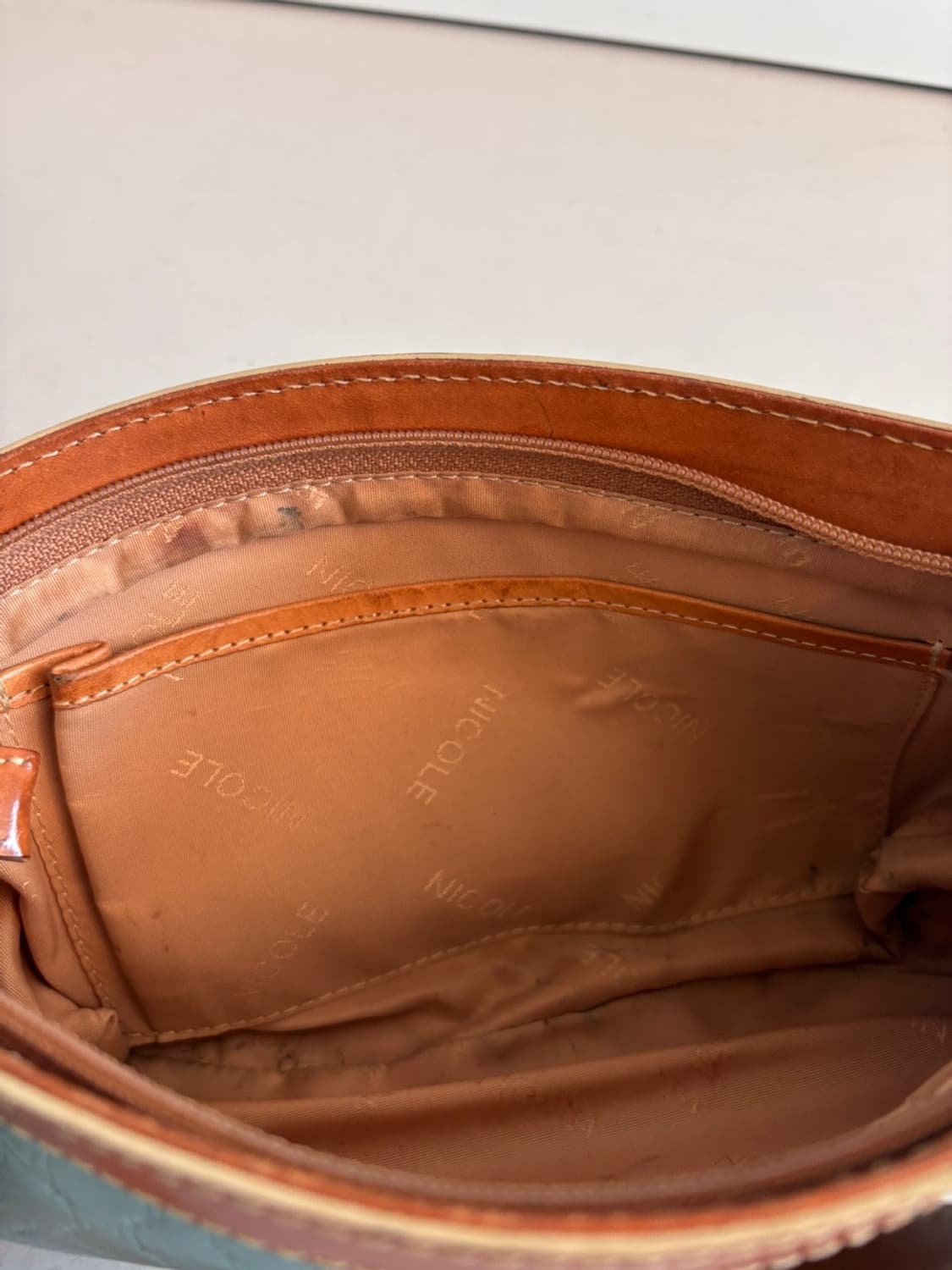 Vintage Nicole St Gilles Leather Bag 상품이미지8