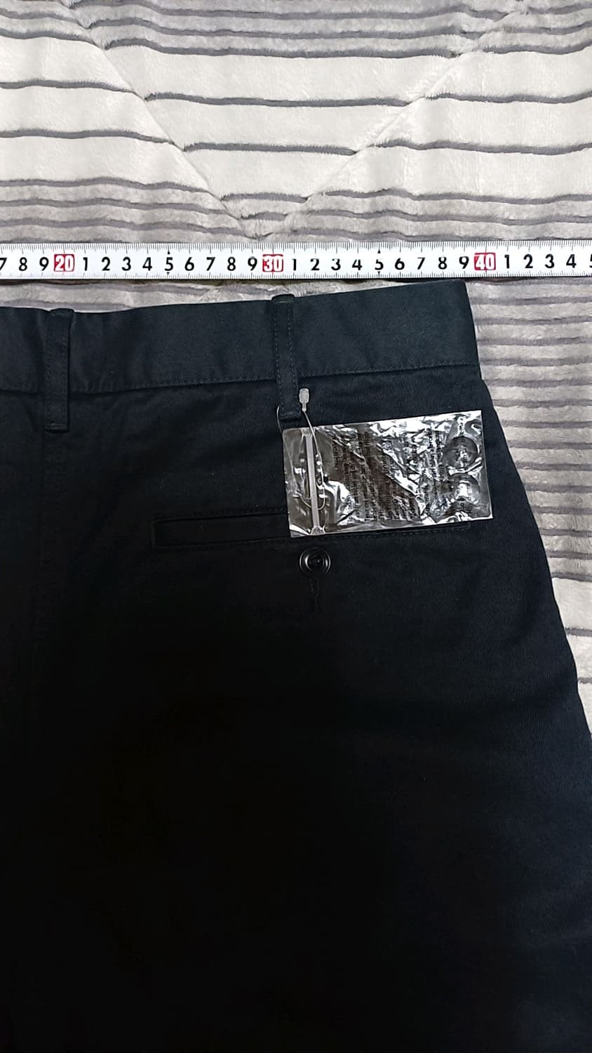 유니클로 미사용 오버핏면바지 30인치 기장112 상품이미지8