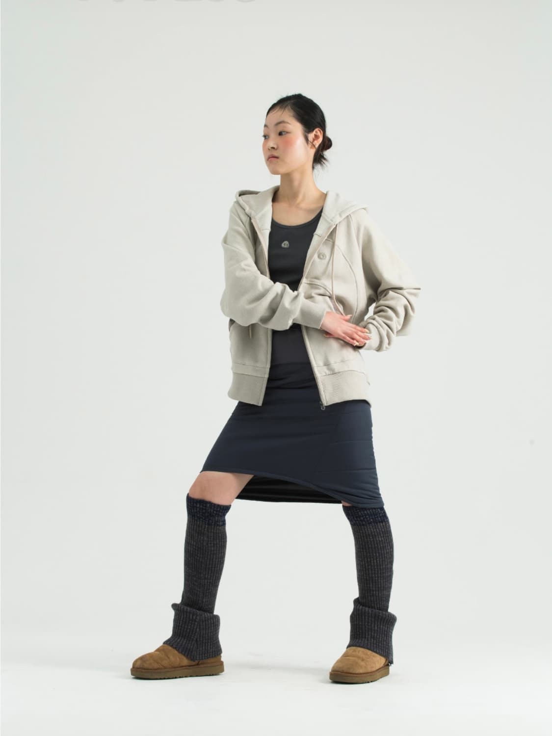 [무배] 코이세이오 coyseio 스트링 포켓 후드집업 샌드 상품이미지2