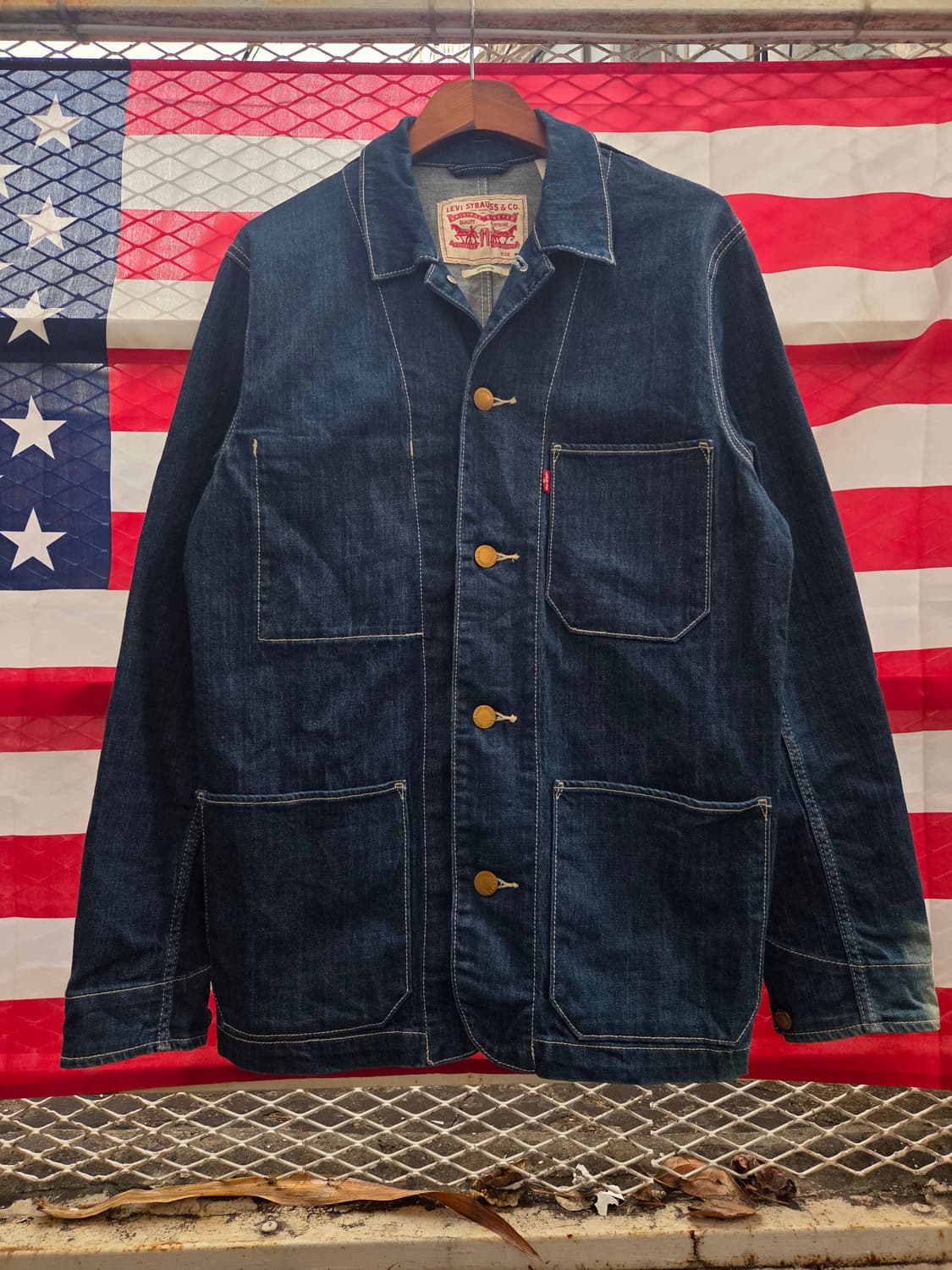 리바이스 데님 커버올 워크자켓 상품이미지1