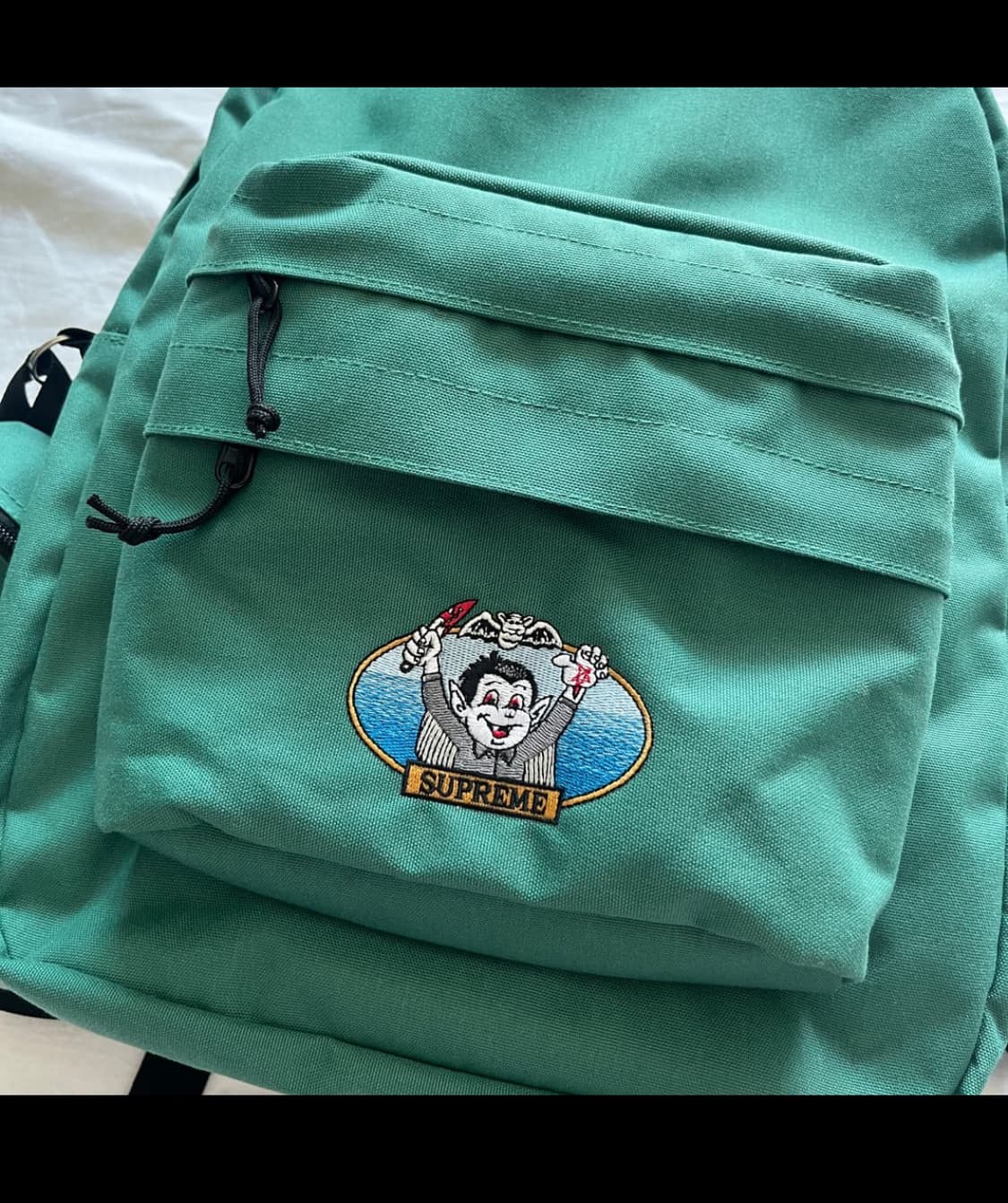 슈프림 21ss 뱀파이어 코듀라 백팩 그린 상품이미지3