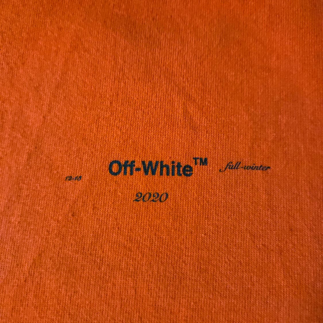 오프화이트 앱스트랙 애로우 오버 반팔 티셔츠 xs 오렌지 상품이미지6