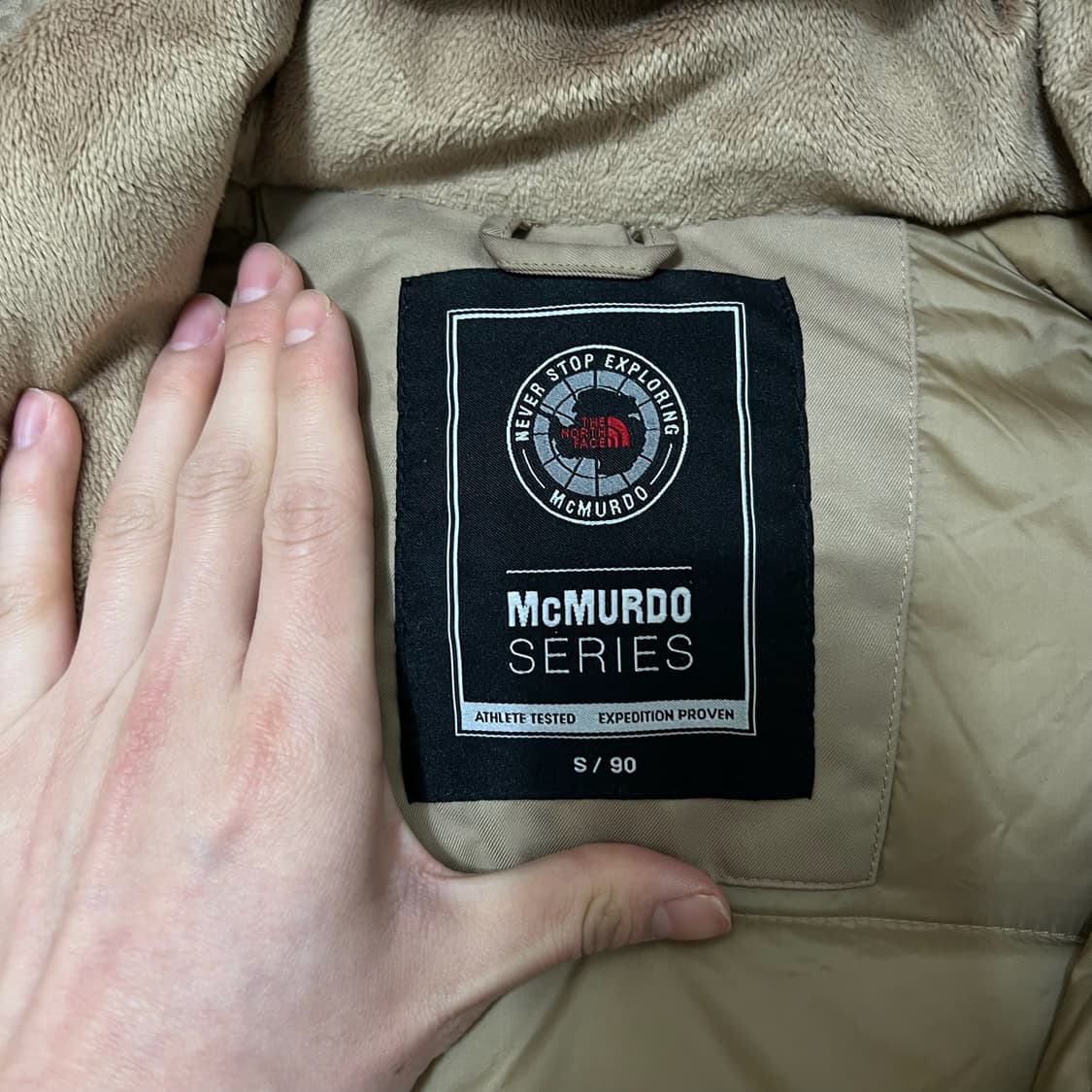 노스페이스 남성 덕다운 맥머도 롱패딩 S/90  상품이미지6