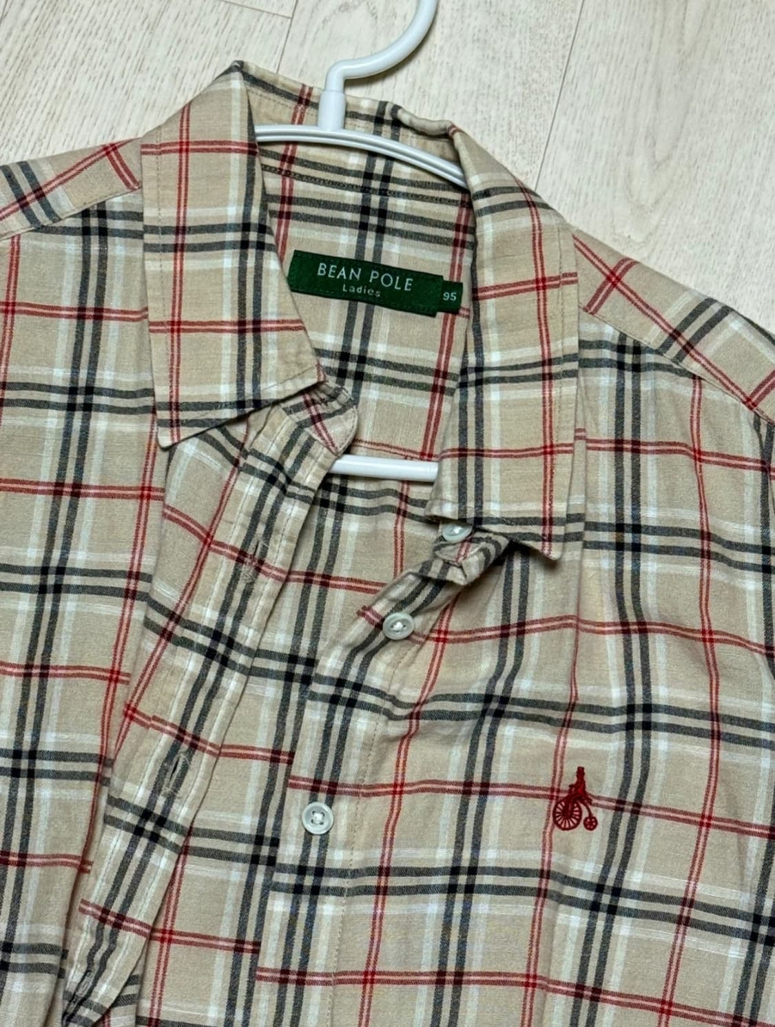 빈폴레이디 빈티지 체크 셔츠 95 상품이미지2