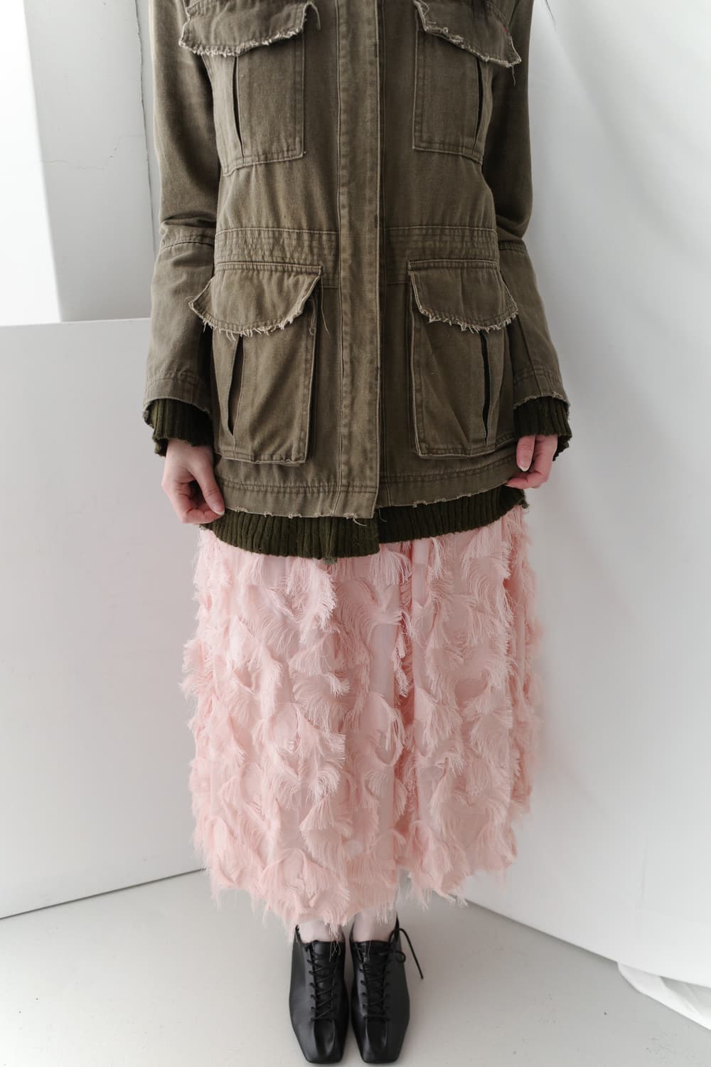 plume frill skirt 상품이미지3