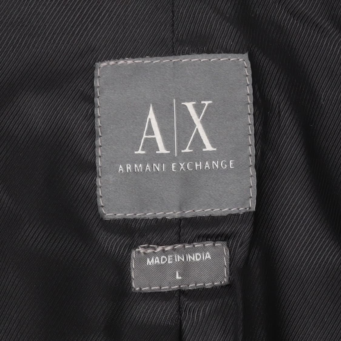 아르마니 익스체인지 숏 더블 브레스티드 코트 상품이미지8