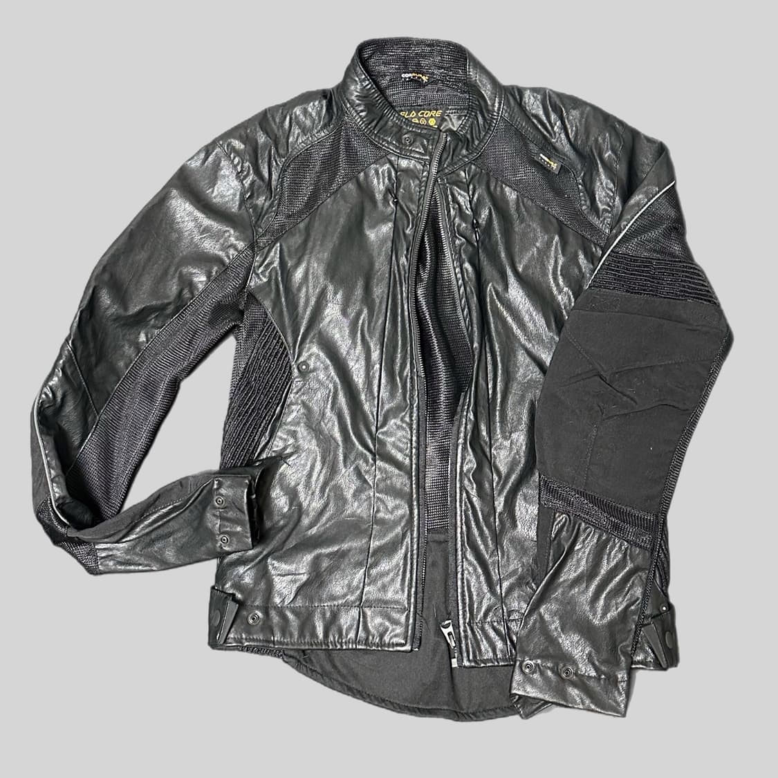 락시크 펑크 페이크 레더 자켓 상품이미지1