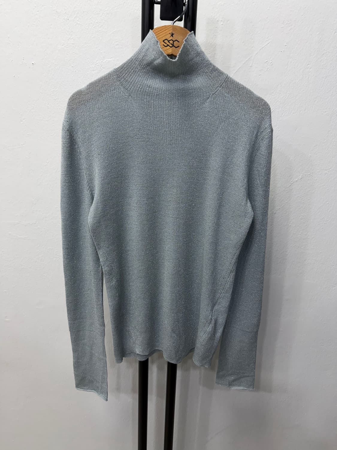 정품) TIME 타임 한섬 반목 폴라 니트 90F 상품이미지1