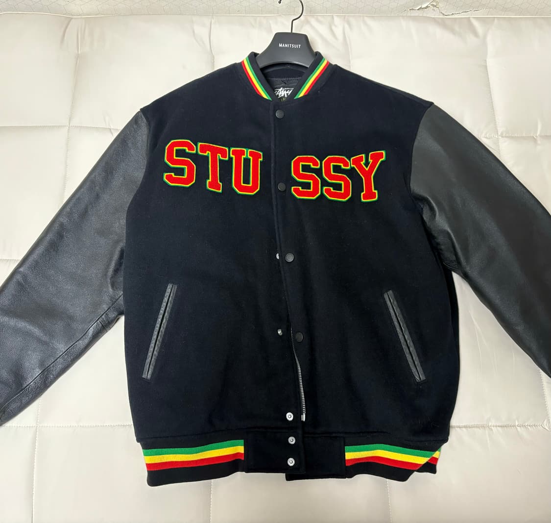 Stussy x Masterpiece 바시티 자켓 상품이미지1