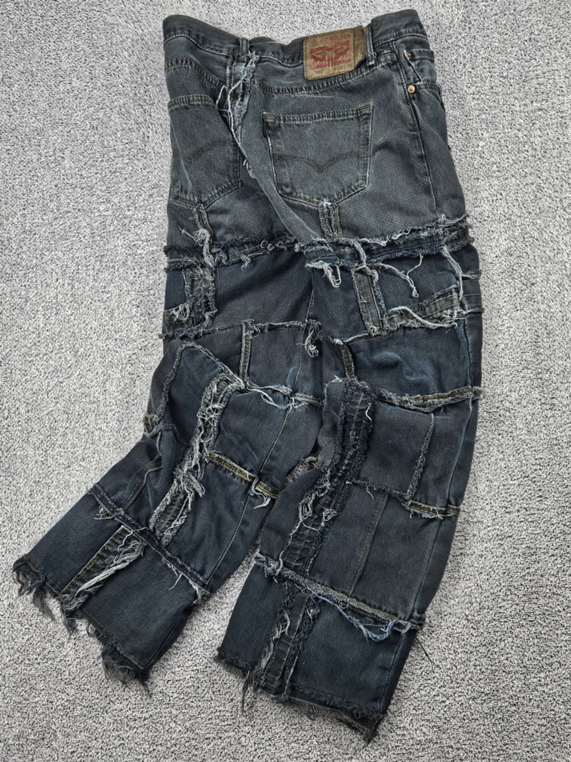 리바이스 리메이크 패치워크 커스텀 데님 팬츠 ( 34" ) / 10351 상품이미지3