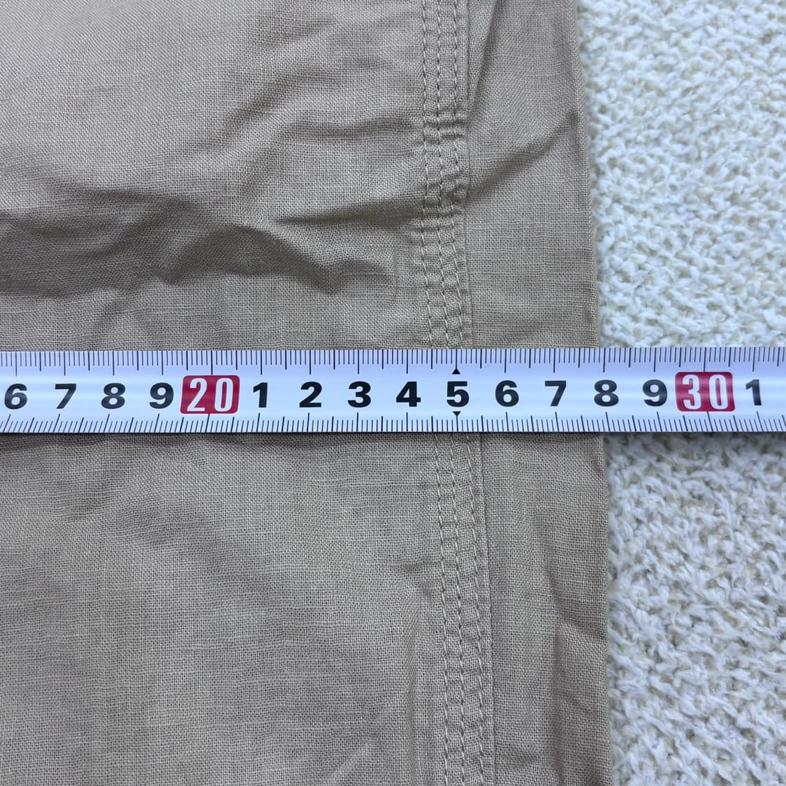 S 유니클로 와이드 코튼 밴딩 팬츠 0415E 상품이미지7