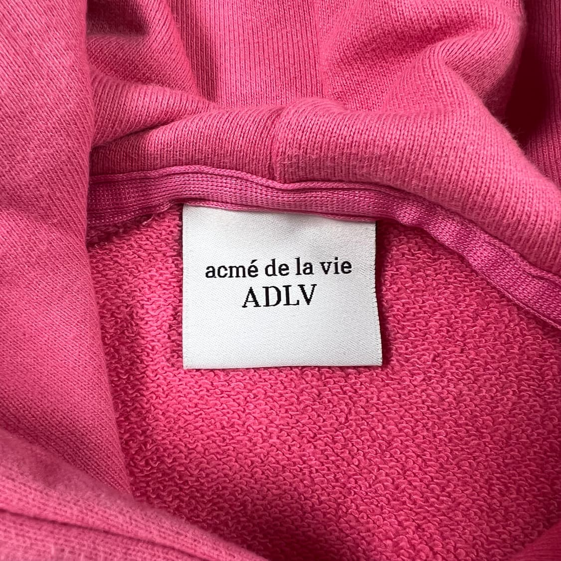 ADLV 핑크 베어 후드티 상품이미지6
