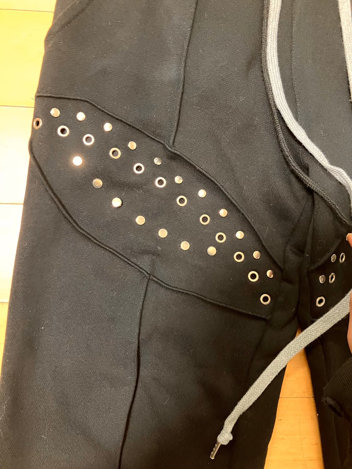 Japanese 90s 아티저널 아일렛 더블 스트링 스웻팬츠 29-34 상품이미지3