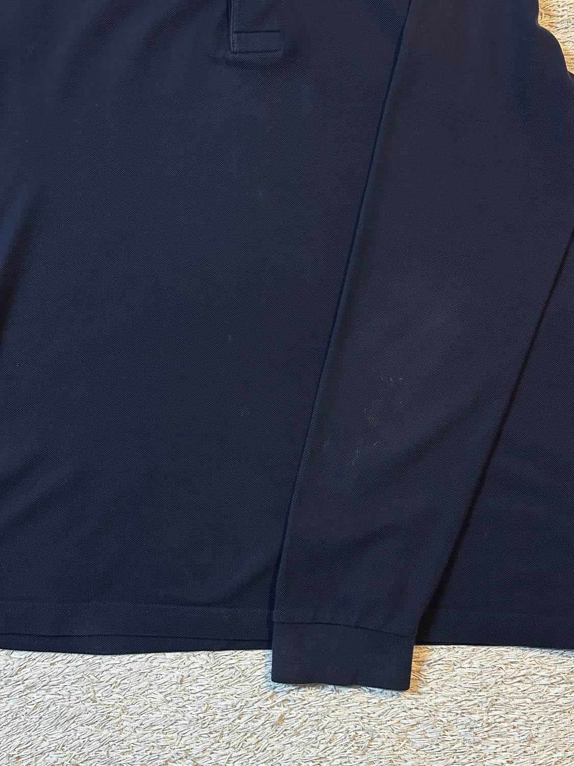 라코스테 LACOSTE 스몰로고 PK 긴팔 카라티 다크네이비 상품이미지4