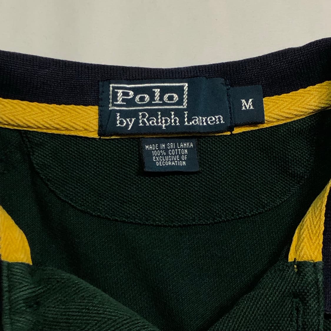 폴로 랄프로렌 빅포니 그린 럭비 카라티 상품이미지5