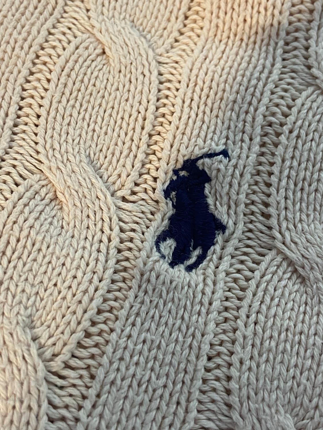 폴로 랄프로렌 신형 아이보리 니트 상품이미지2