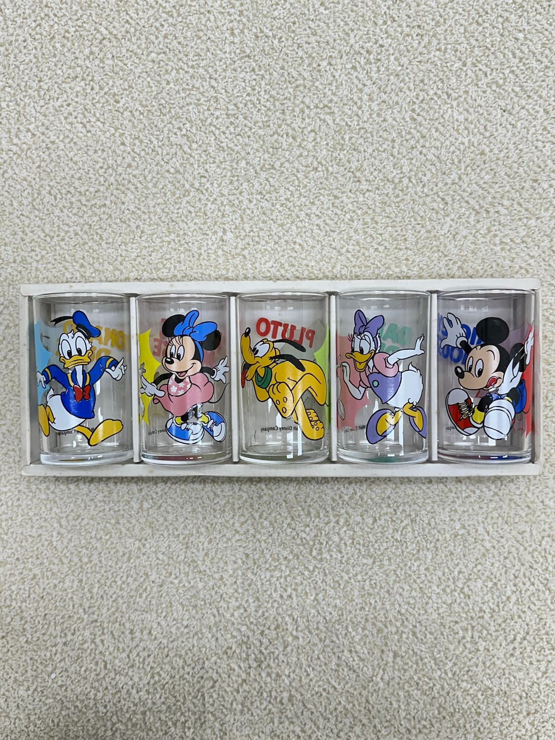 미사용 보관품) 디즈니 유리컵 세트 (미키마우스 외) 상품이미지2