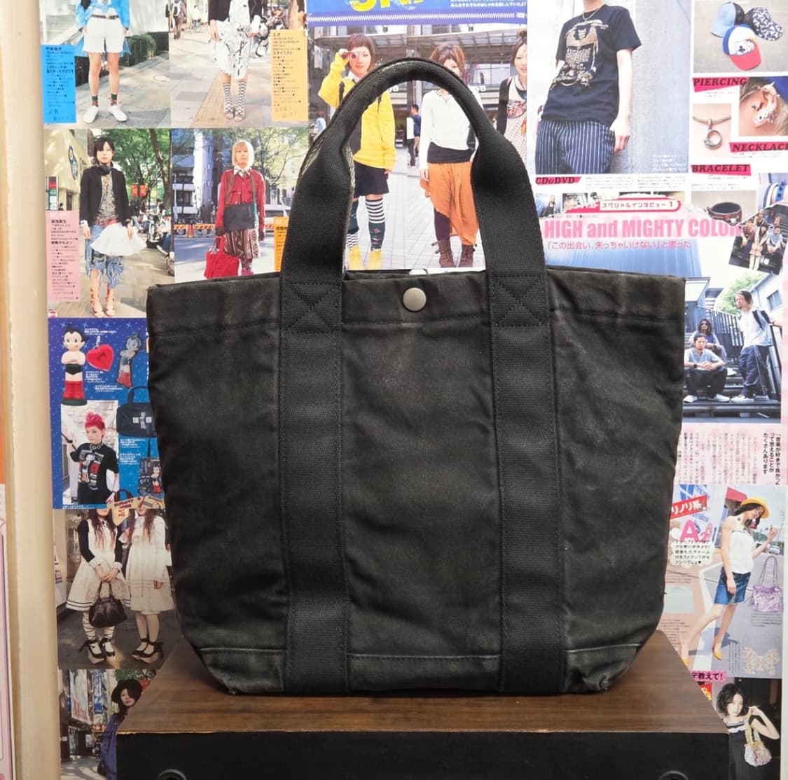 요시다포터 캔버스 블랙미니토트백 상품이미지5