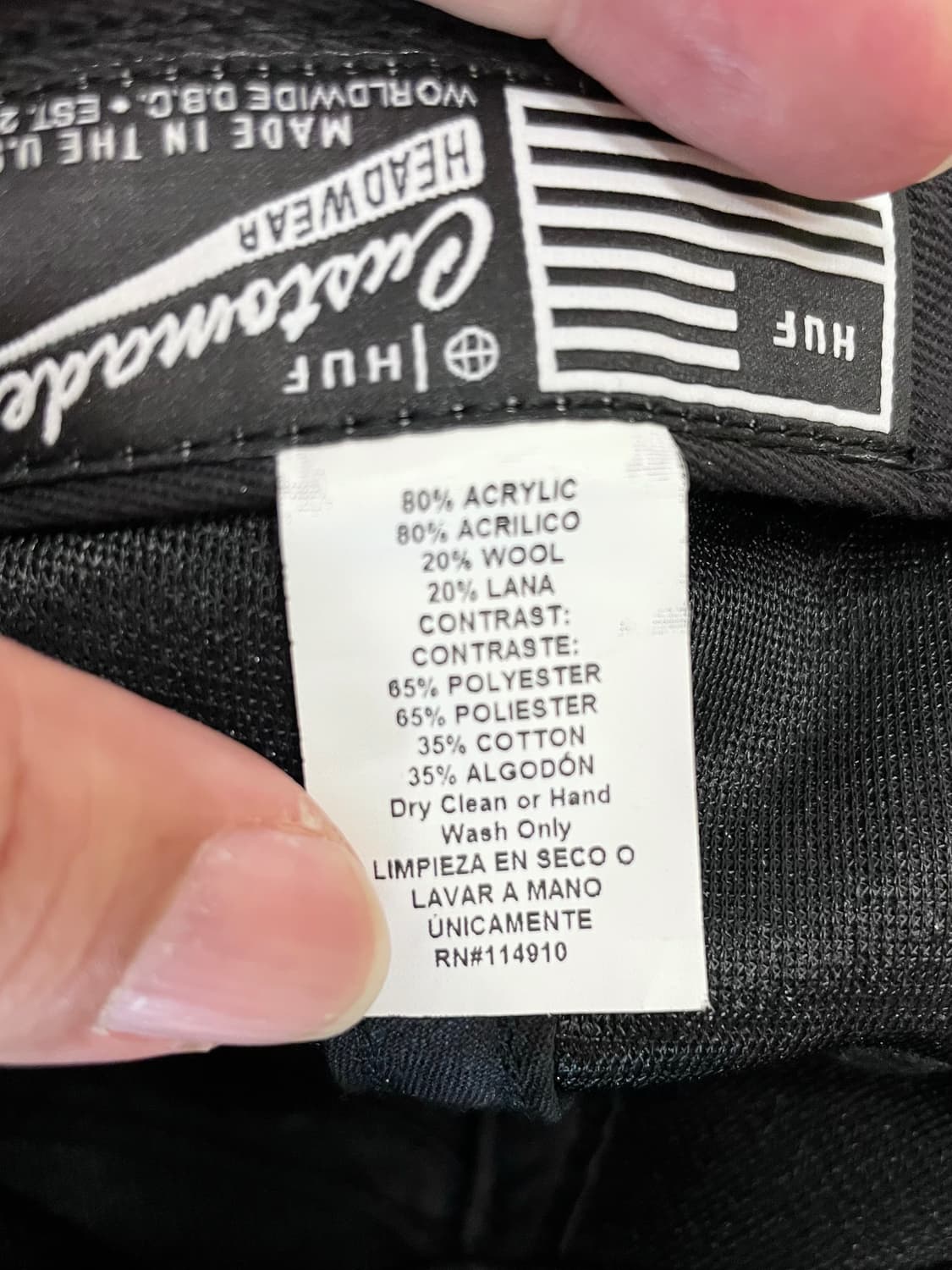 국내 유일 Made USA 허프 X 스핏파이어 콜라보 빈티지 볼캡 모자 상품이미지6