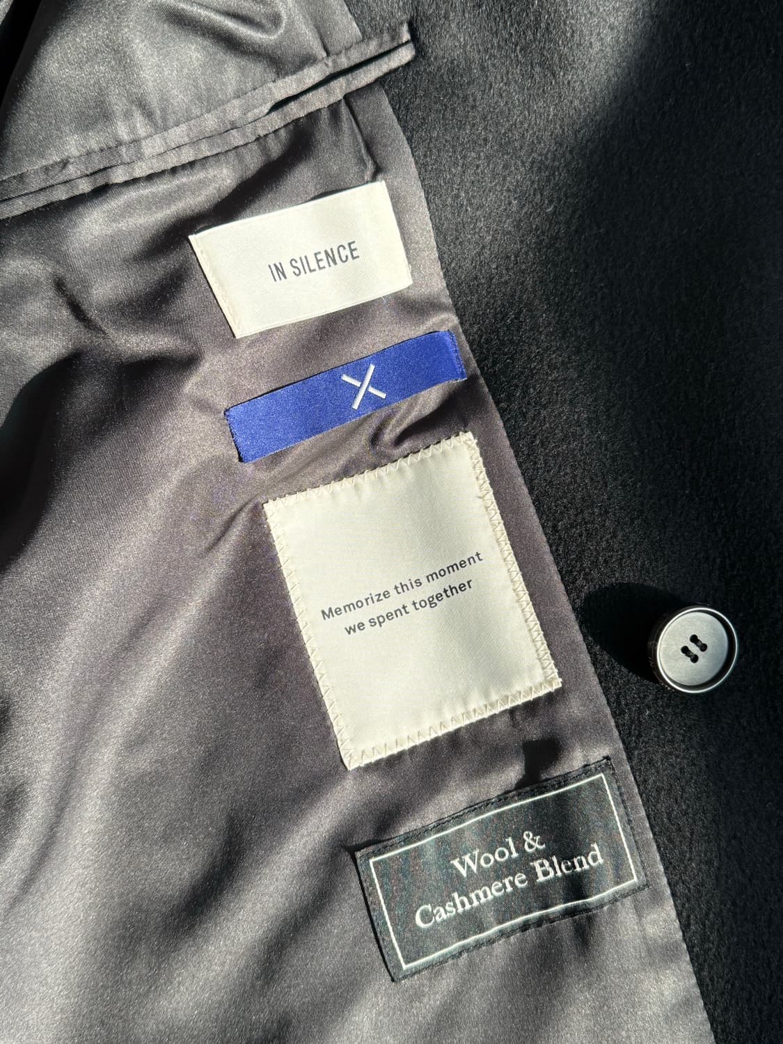 인사일런스 x 분트 오버사이즈 코트 s 판매합니다. 상품이미지4