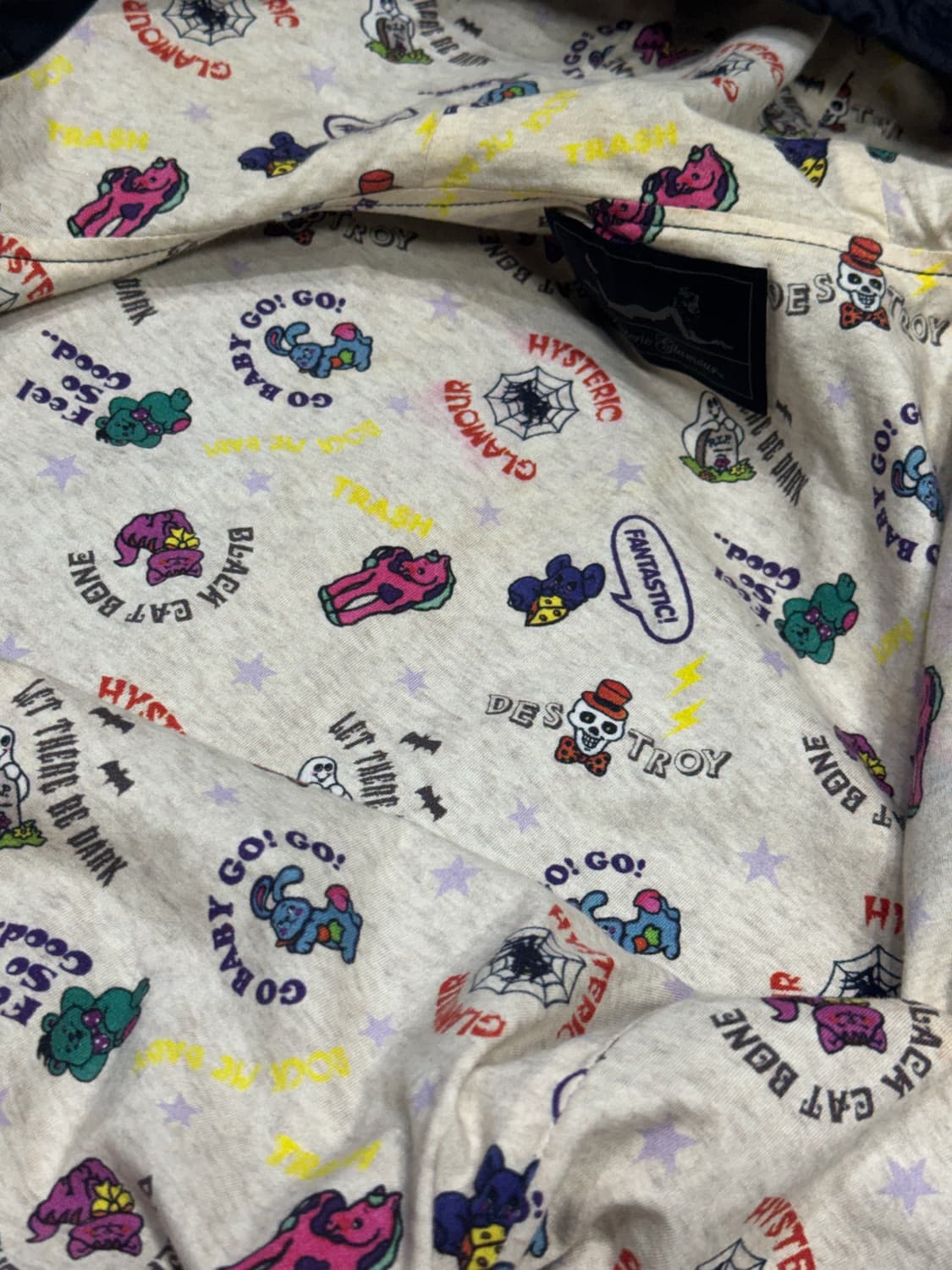 히스테릭 글래머 아카이브 히스걸 자수 패치 후드 집업 자켓 상품이미지4