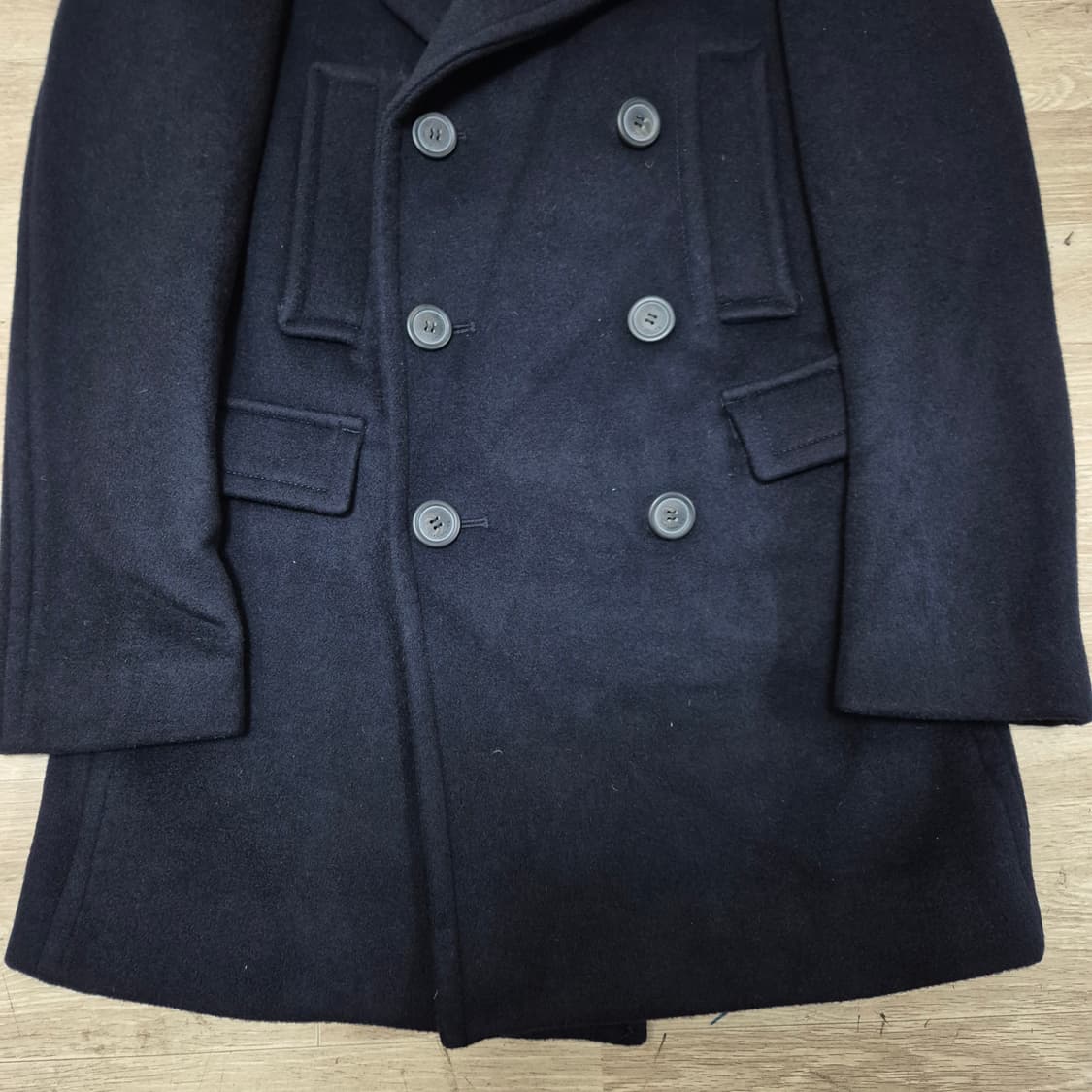 남성 모직 더블 코트 M(95) 상품이미지3