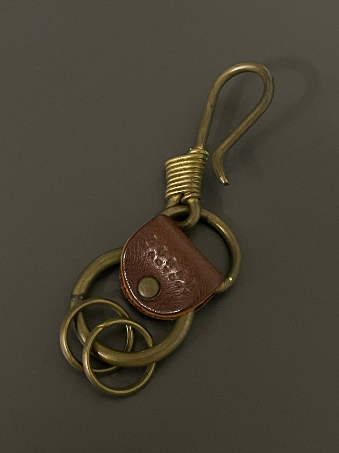 듀람팩토리 Duram factory 황동 레더 키링 상품이미지2