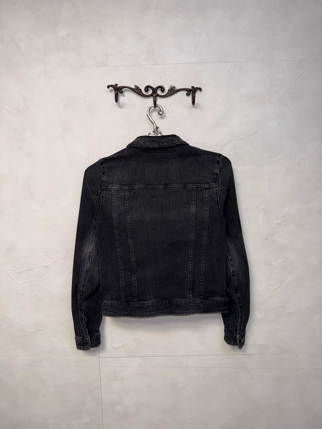 Zadig&Voltaire black denim zipup jacket 상품이미지4