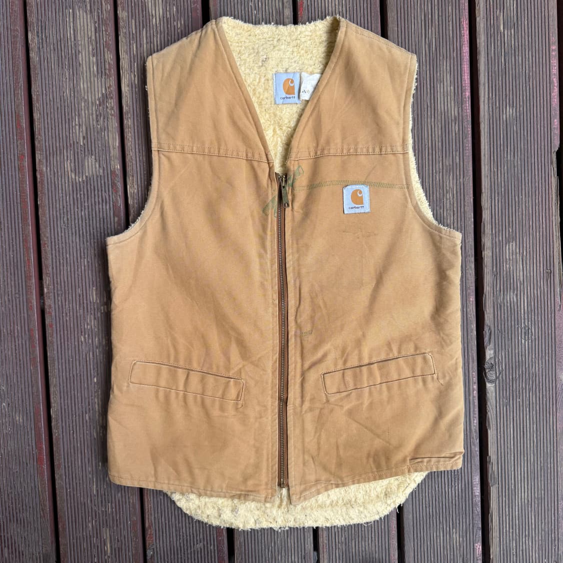 칼하트 양털 베스트 된장 상품이미지1