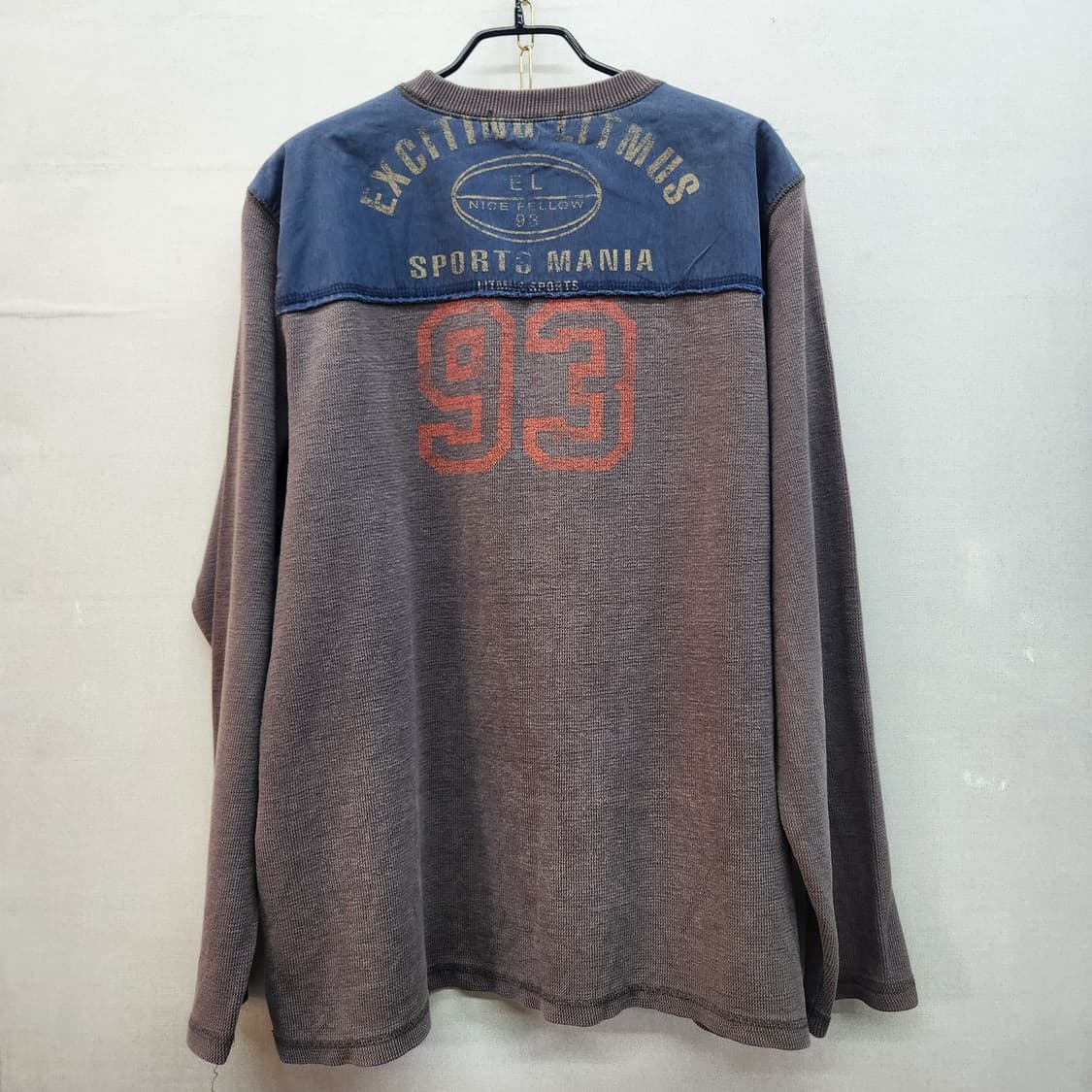 리트머스 빈티지 와플 맨투맨 L~XL 상품이미지1