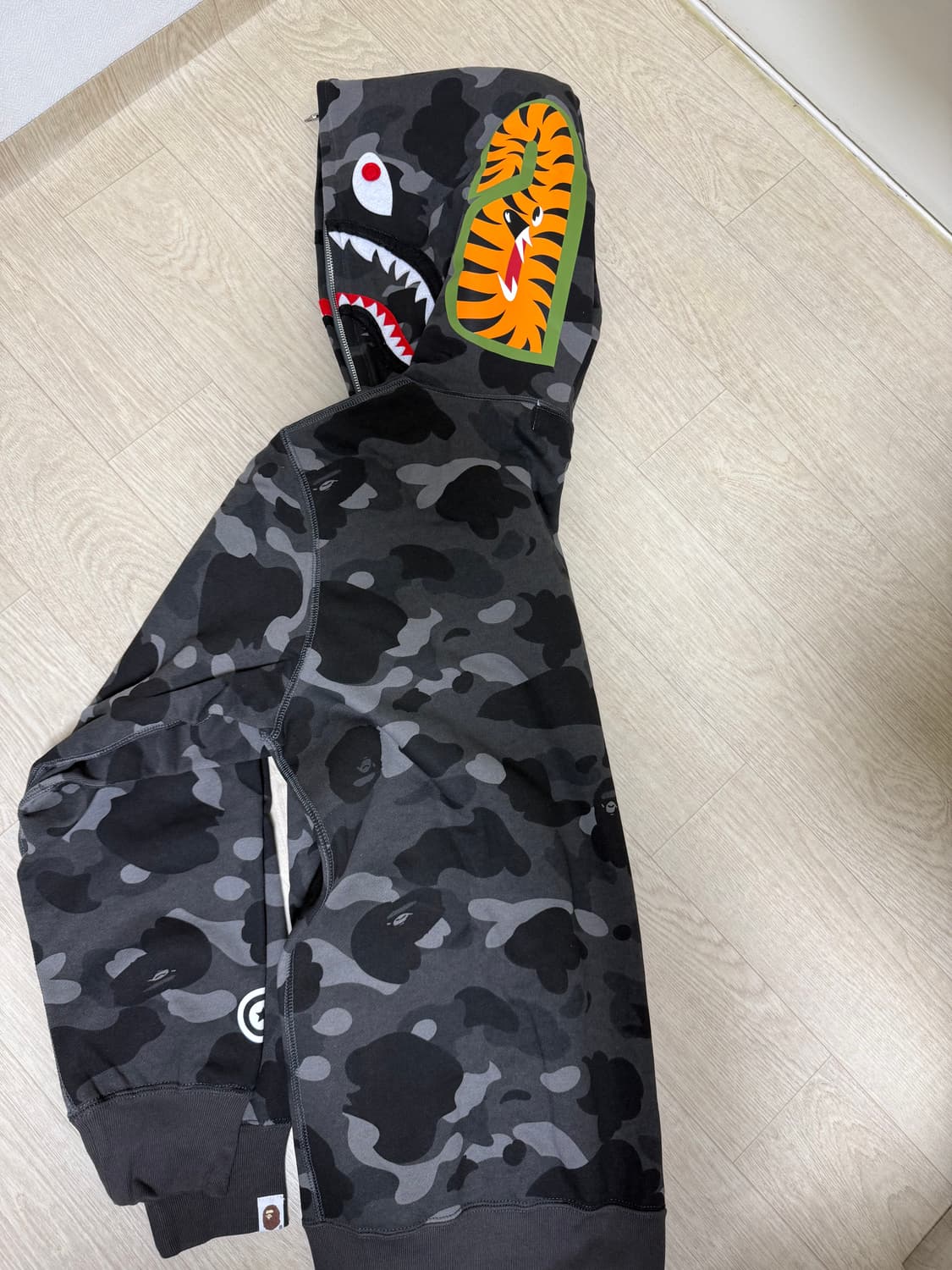 베이프 후드집업 / 흑계 M 상품이미지3