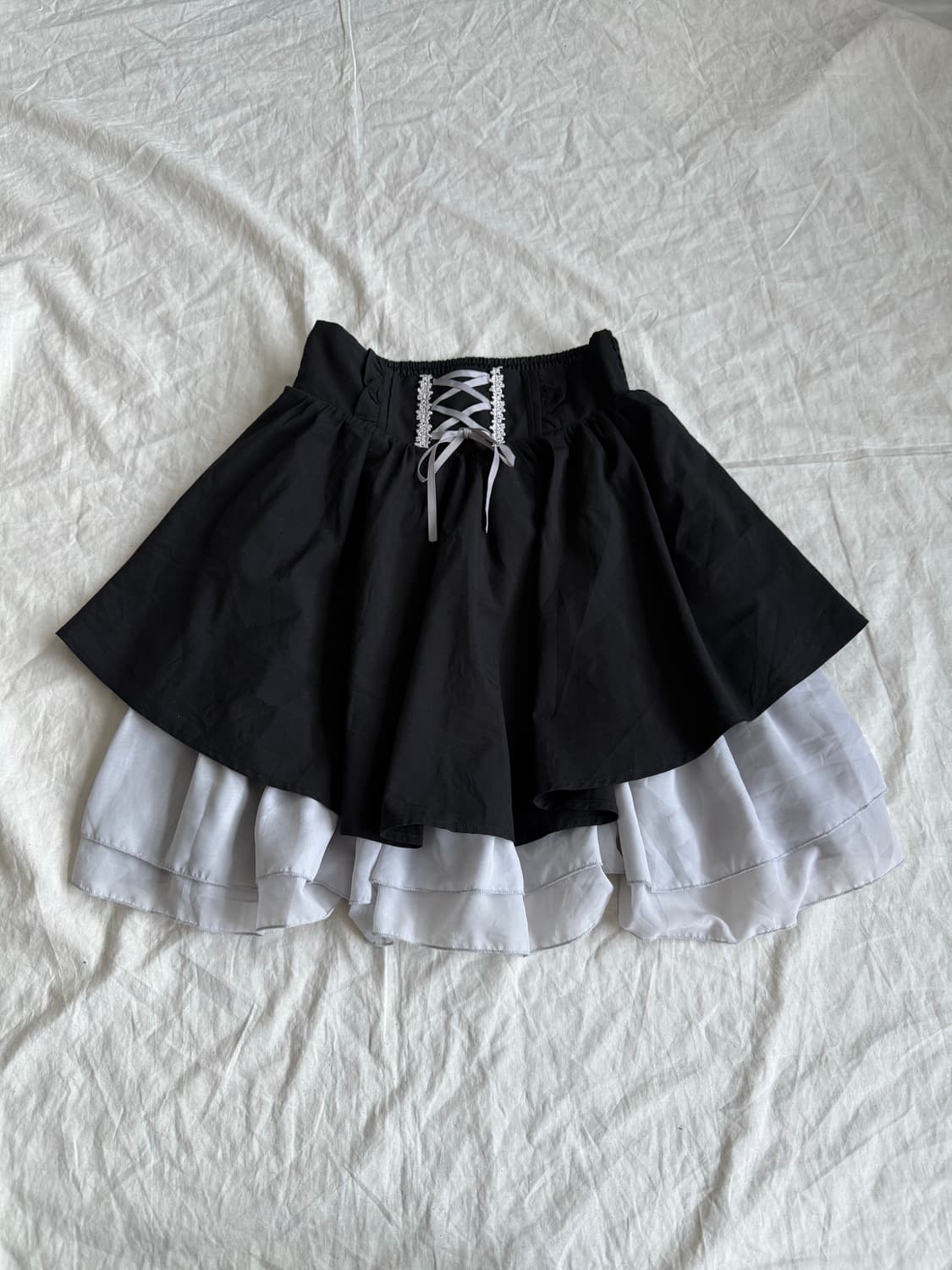 엑시즈팜 블랙 고딕 공겜여주 로리 스커트 상품이미지1