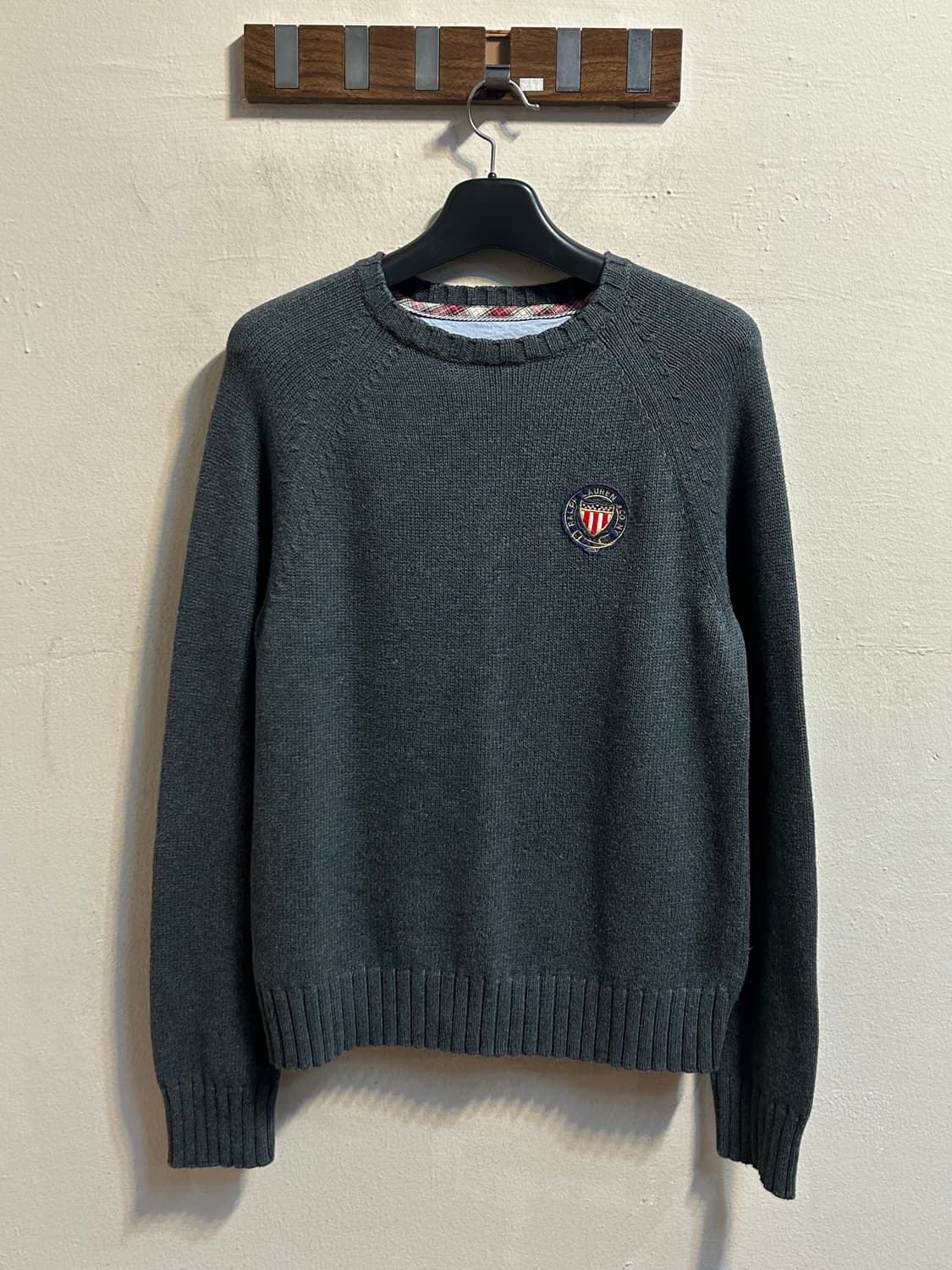 폴로 진스 크레스트 패치 니트 스웨터 상품이미지1