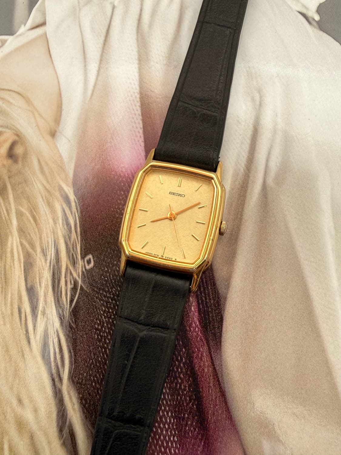 Seiko_1990s square vintage watch 상품이미지2