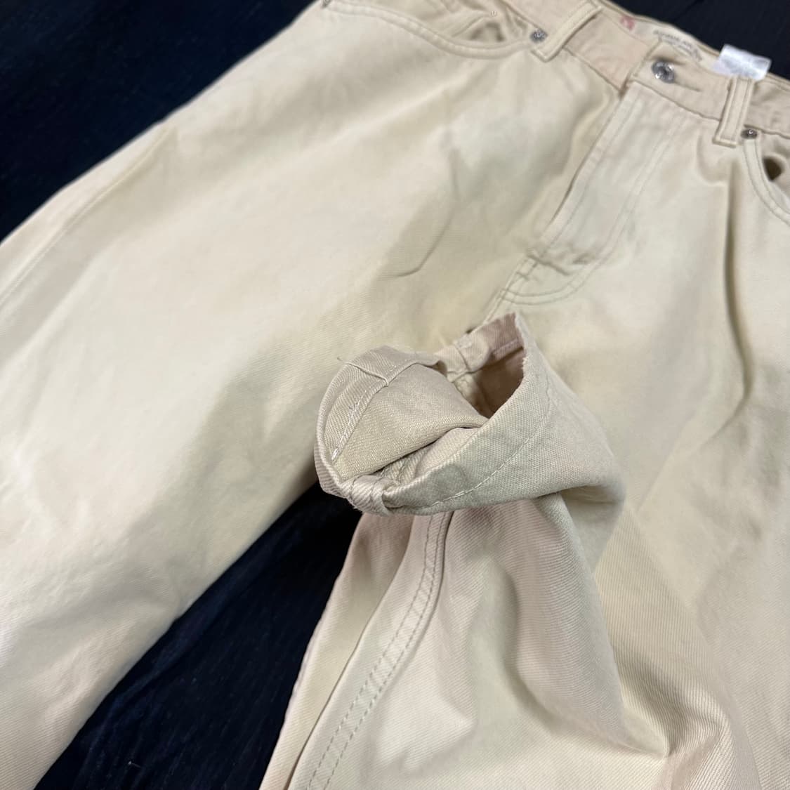 00‘s 리바이스 크림 데님 팬츠 32 상품이미지3