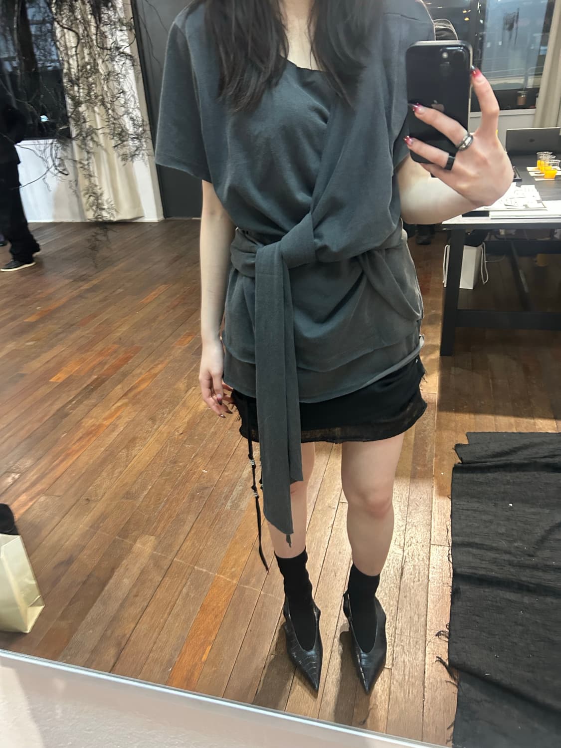 하르테올뎀 scrafed t-shirt 차콜 2사 상품이미지1