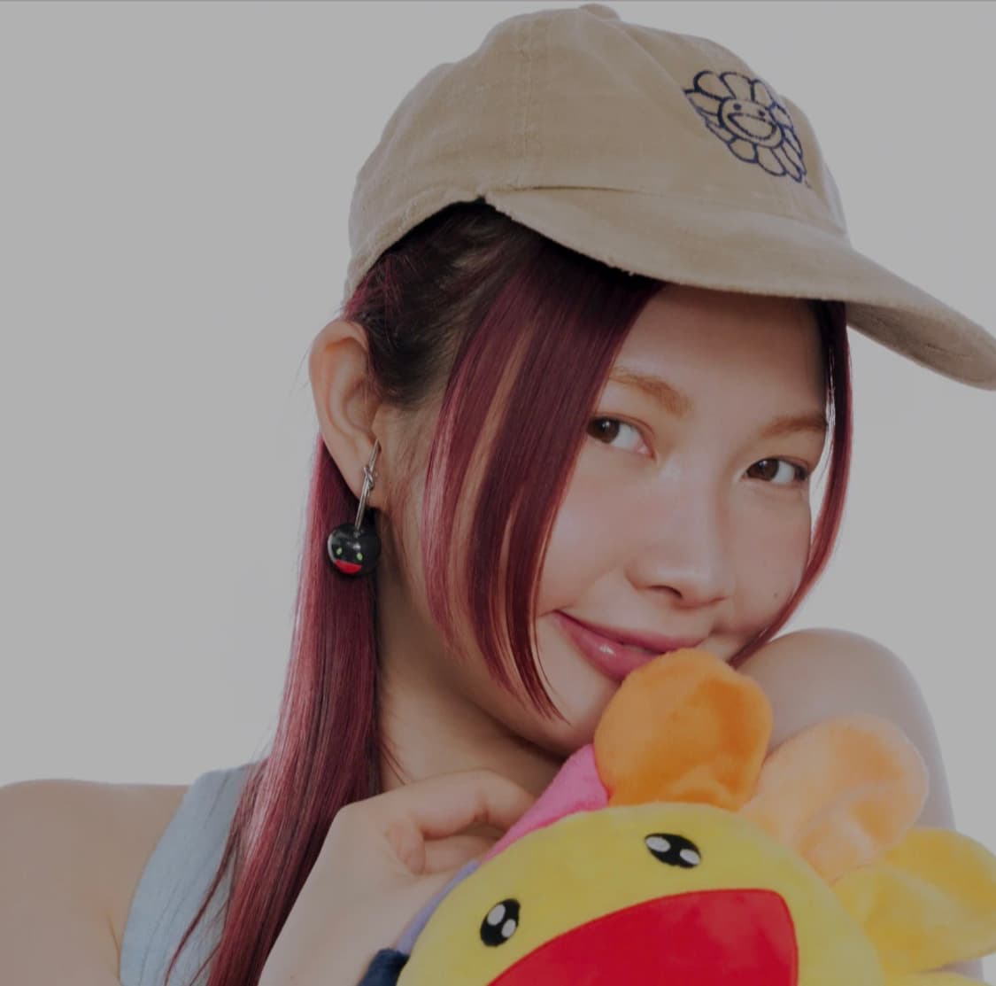 카이카이키키 무라카미 다카시 리큐엠 콜라보 체리 귀걸이 블랙 상품이미지2