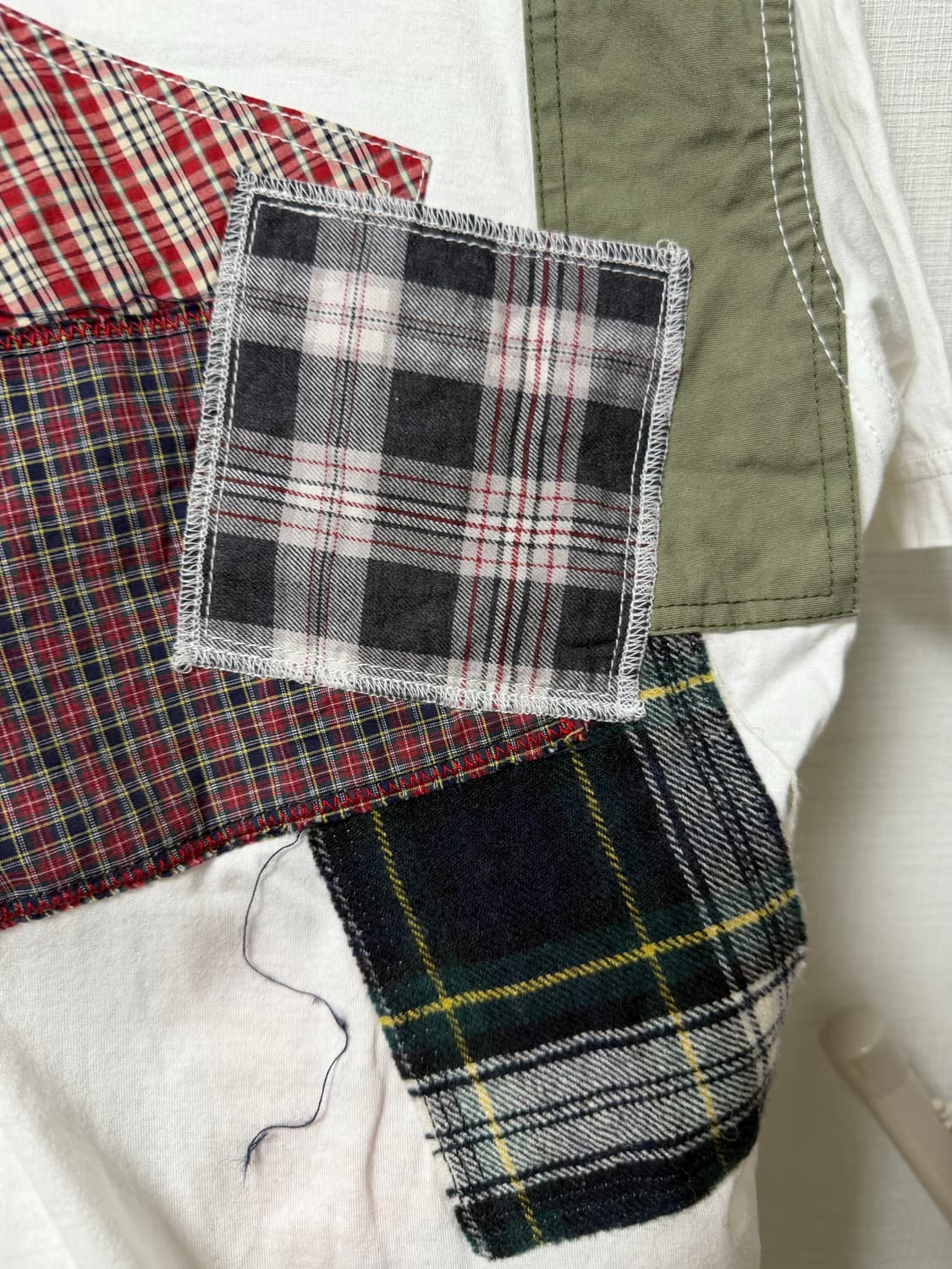 comme des garcons homme 패치워크 반팔티 상품이미지6