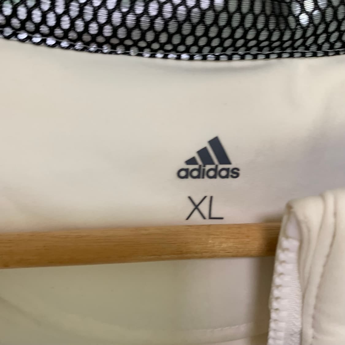 아디다스 삼선 아이보리 조끼패딩 자켓 져지 여성 XL 빈티지 상품이미지5