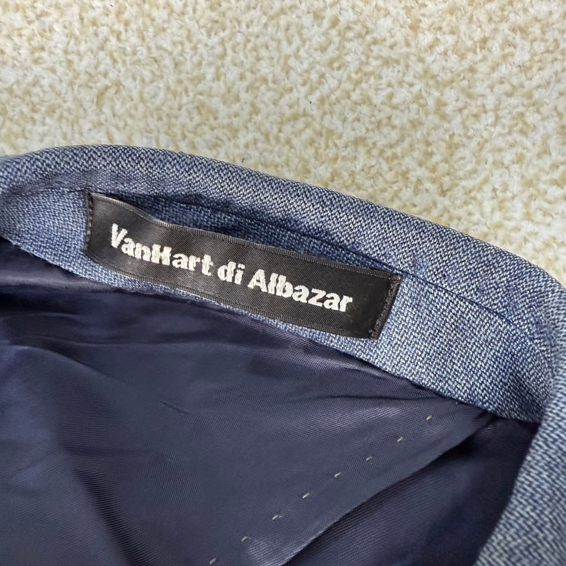 [95] 반하트 디 알바자 네이비 모직코트 자켓 0105T1 상품이미지3