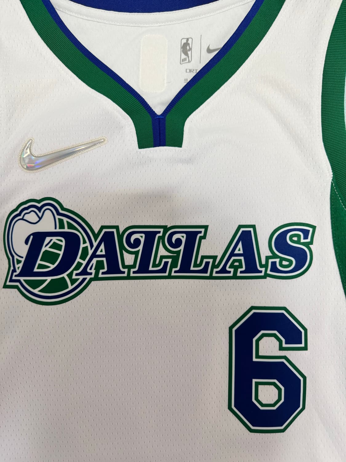 75주년 한정판 포르징기스 댈러스 스윙맨 져지 NBA 유니폼 - L 상품이미지5