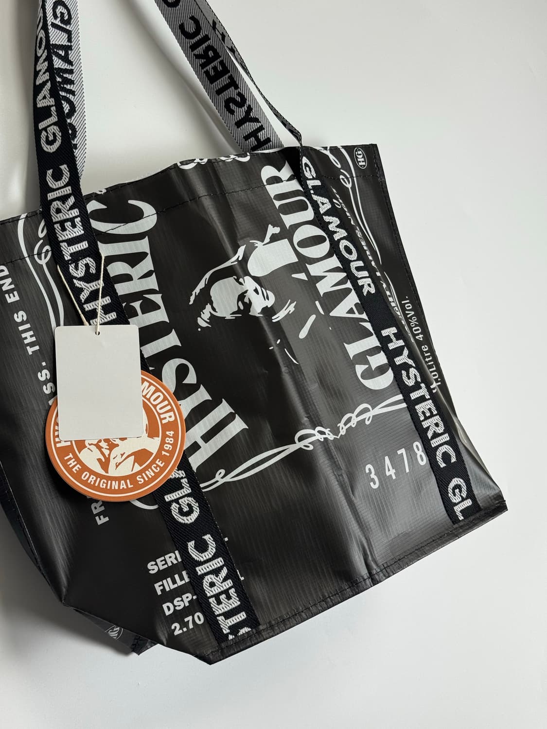 히스테릭글래머 잭다니엘 오마주 쇼퍼백 타프백 가방 상품이미지2