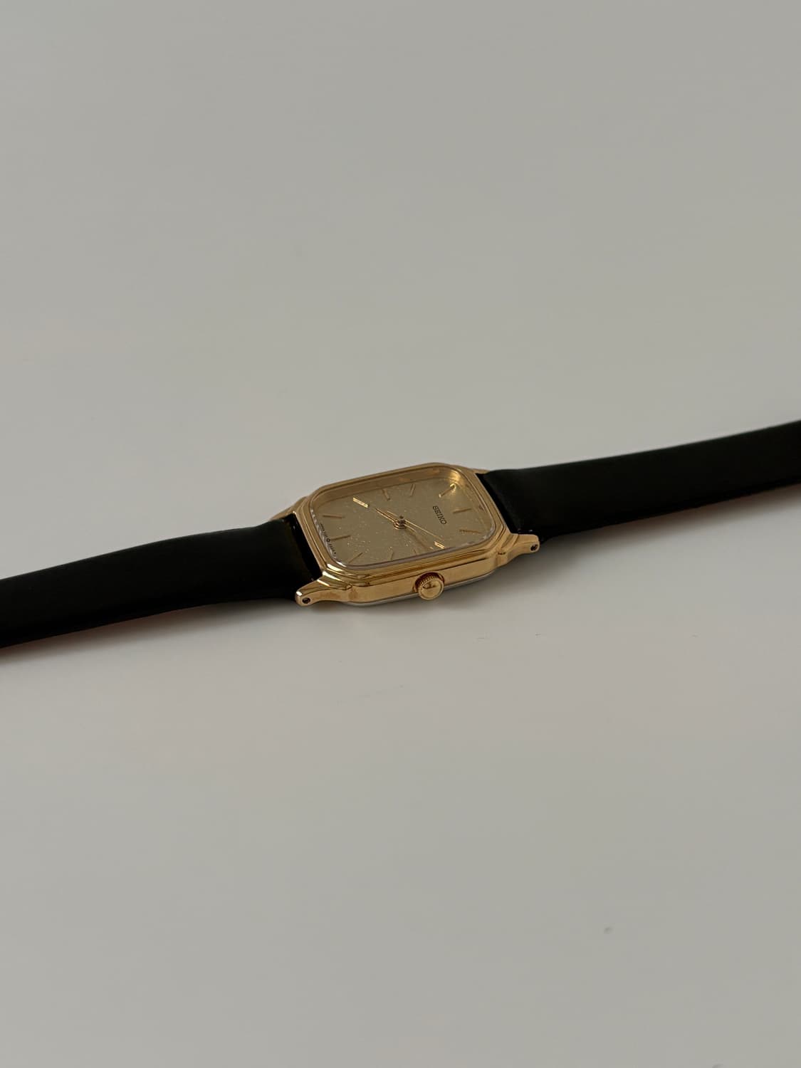 1980s Gold TextureTank Ladies Quartz 상품이미지5